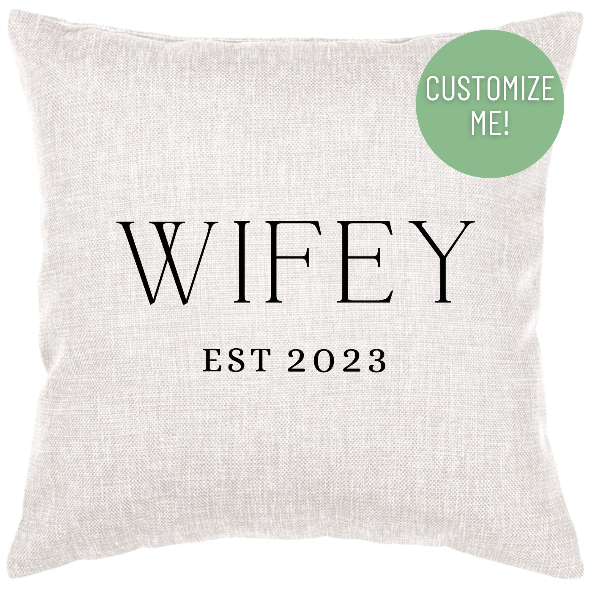 Wifey pillow 2025