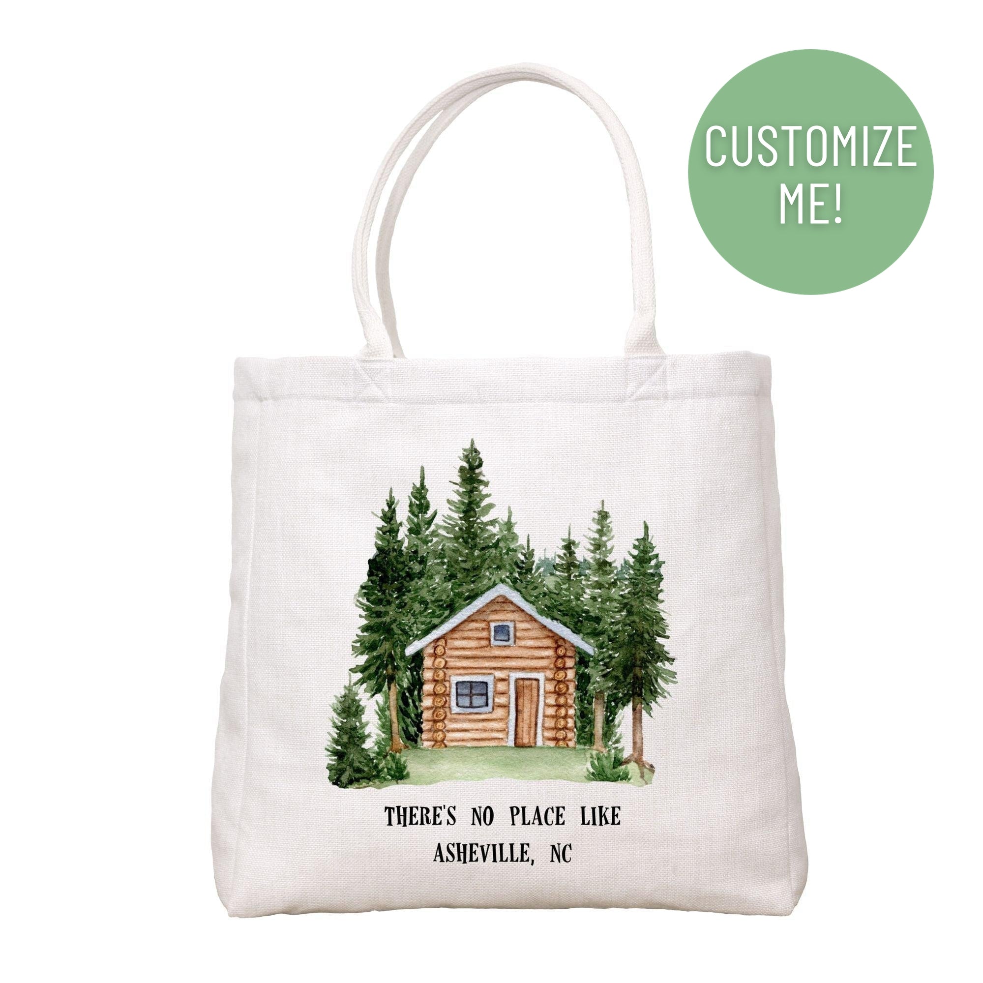 Cabin In The Woods Tote Bag