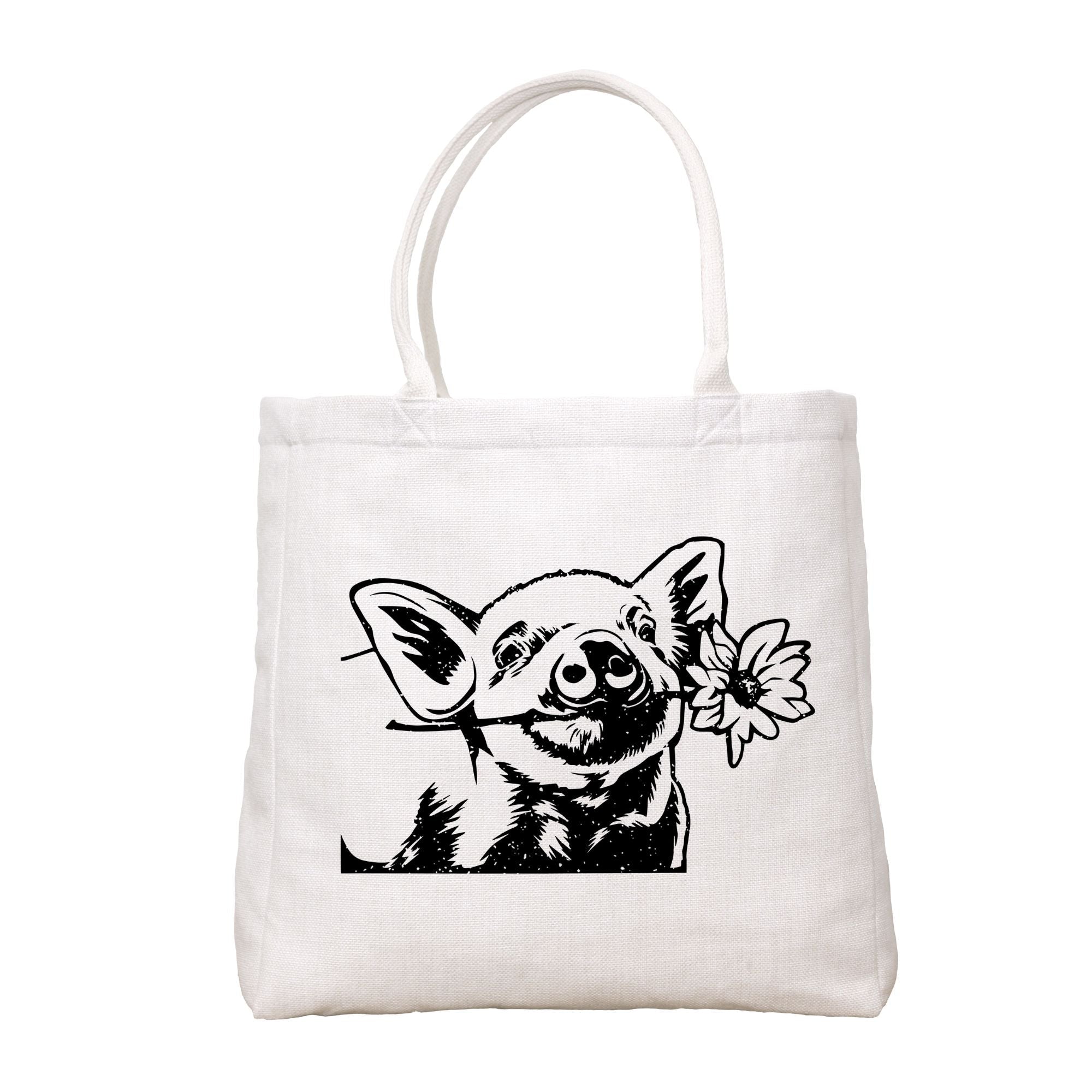 Curious Pig Tote Bag