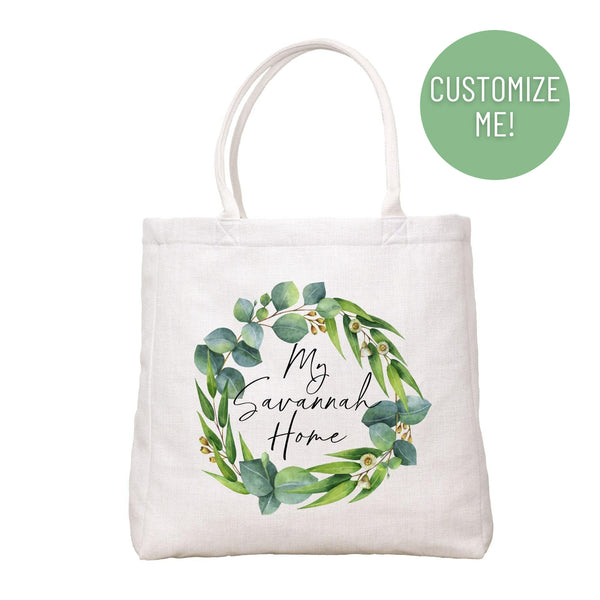 Eucalyptus Wreath Tote Bag