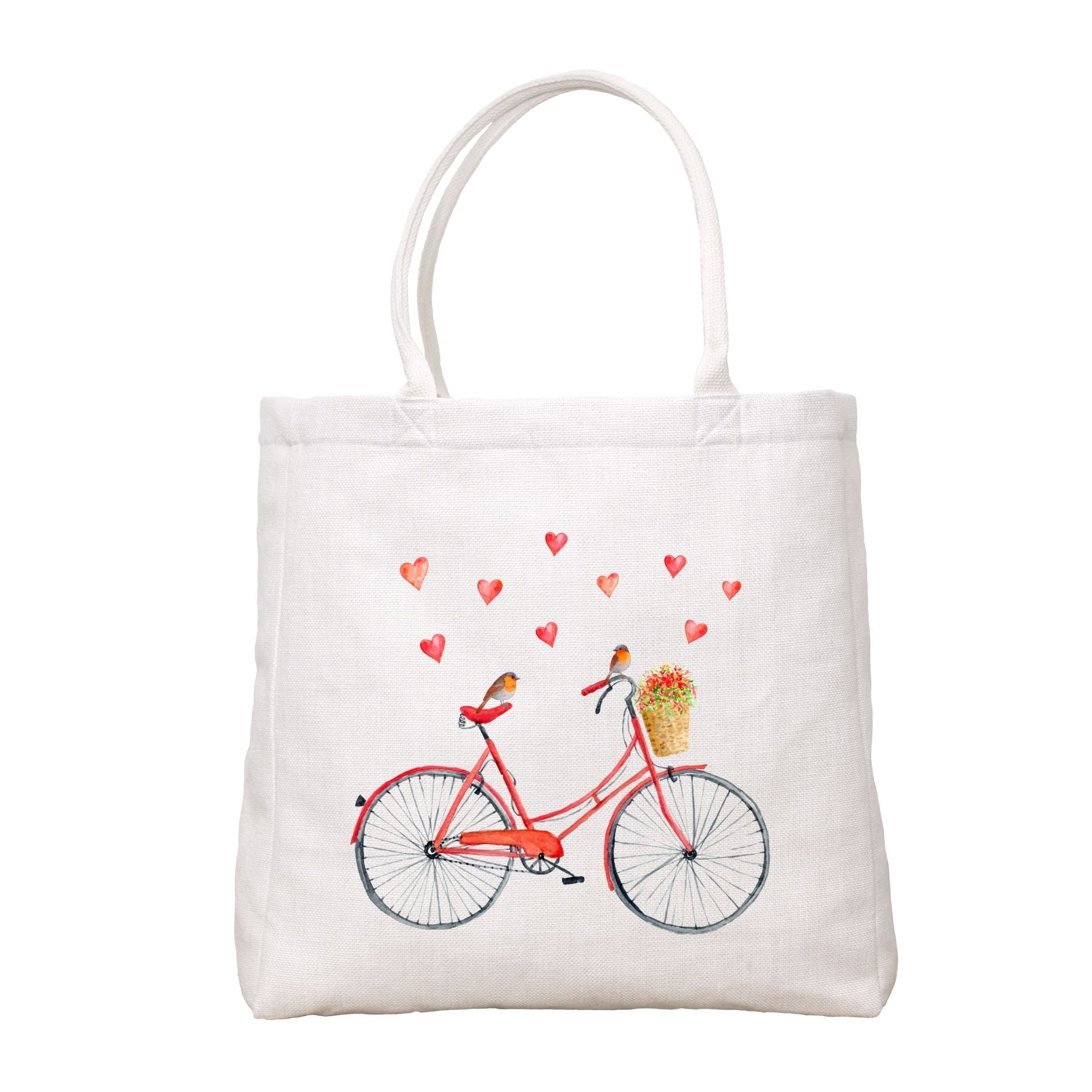 Valentine Bike Tote Bag