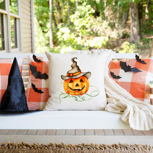 Jackolantern Cottage Pillow Throw/Decorative Pillow - Southern Sisters